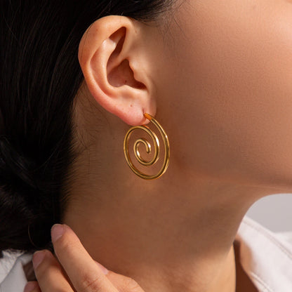 Elegante Gouden Geometrische oorbellen